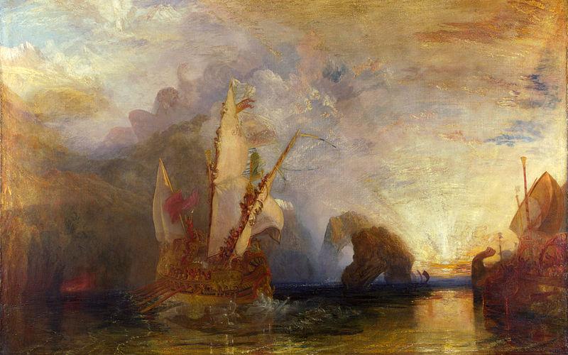 Joseph Mallord William Turner Ulysses deriding Polyphemus oil painting picture